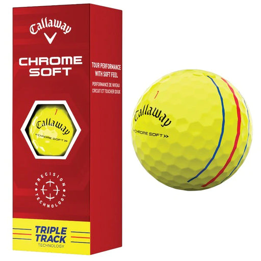Callaway Chrome Soft 22 Yellow Triple Track (Sleeve)