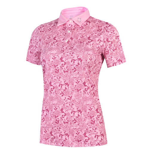 Handee Floral Short Sleeve Ladies Shirt - Pink