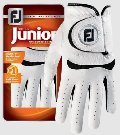 FootJoy Junior Golf Glove - White/Black