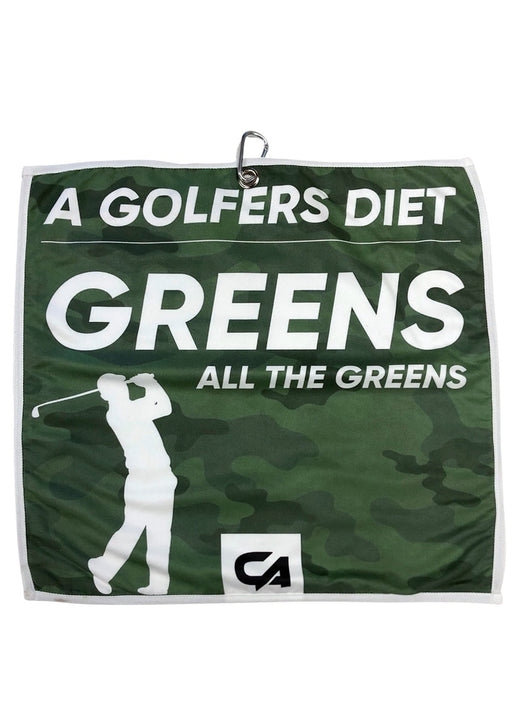 CA Micro Fiber Golf Towel | A Golfers Diet
