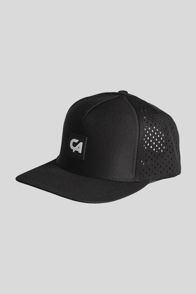 Custom Apparel Performance Peak Cap - CA (Black)