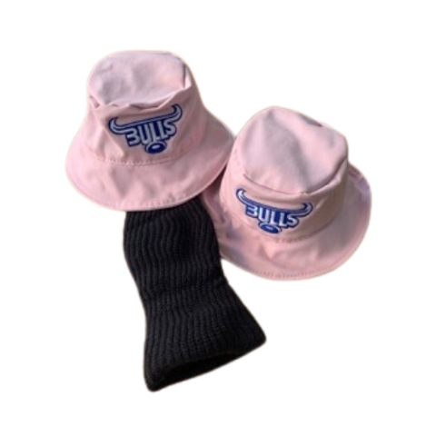 Bulls Pink Bucket Hat Driver Cover