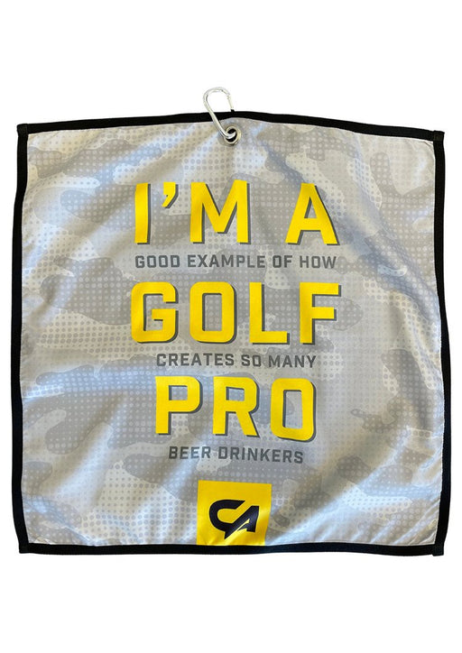 CA| Micro Fibre Golf Towel- Pro Golfer