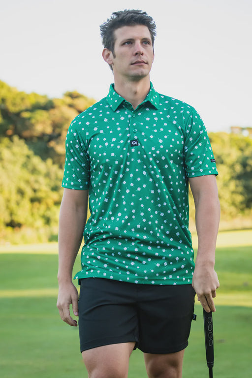 CA Funky Golf Shirt | Luck Of The Irish