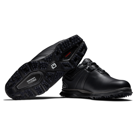 All black top golf shoes