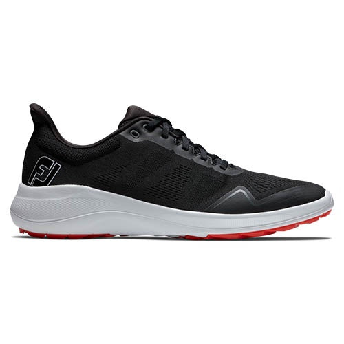 FootJoy Flex Athletic  Black / White Red Golf Shoes  56141