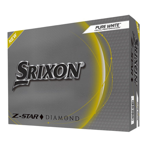 Srixon 2023 Z Star Diamond Men's Golf Balls - White (Sleeve)