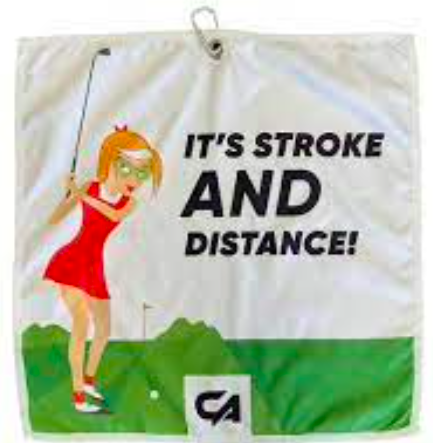 CA Micro Fiber Golf Towel | Stroke & Distance