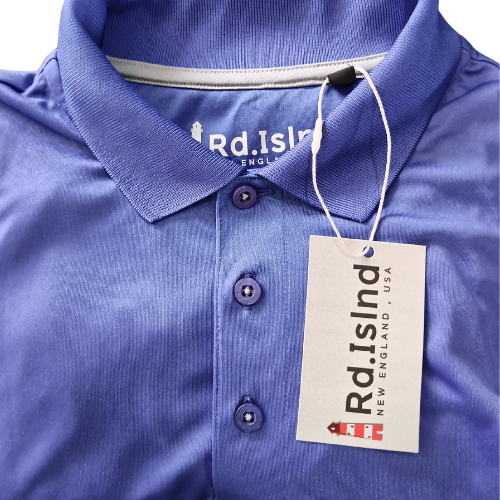 Rhode Island Golf Shirt  - Blue/Purple