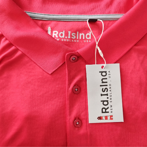 Rhode Island Golf Shirt  - Red 3XL