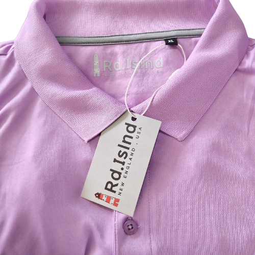 Rhode Island Golf Shirt - Light Purple