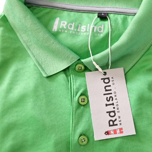 Bright green 2025 golf shirt