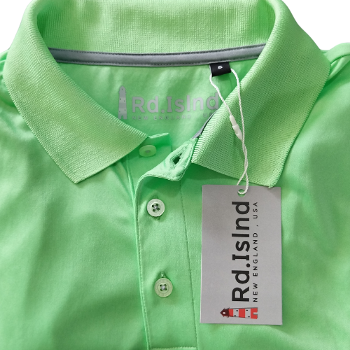 Rhode Island Golf Shirt  - Light Green S
