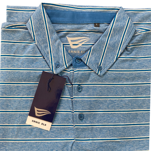 Ernie Els Ascent Steel Blue Mens Golf Shirt