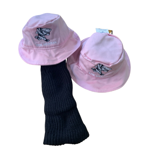 Sharks Pink Bucket Hat Driver Cover