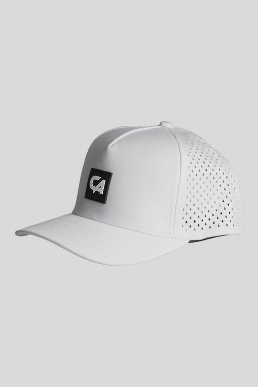 Custom Apparel Performance Peak Cap - CA (White)