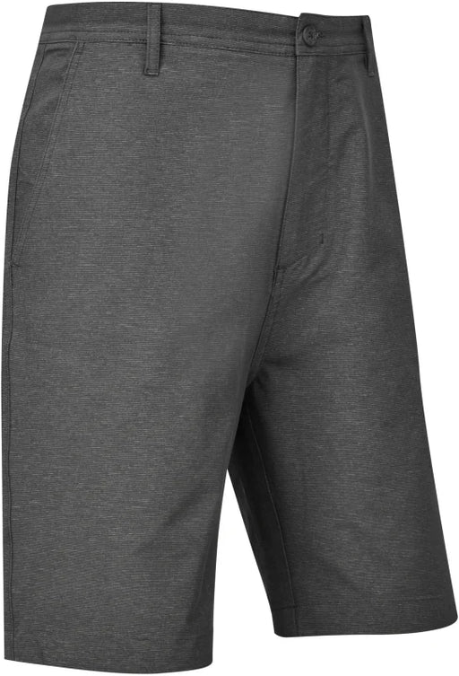FootJoy Broken Stripe Black Woven Golf Shorts 84454