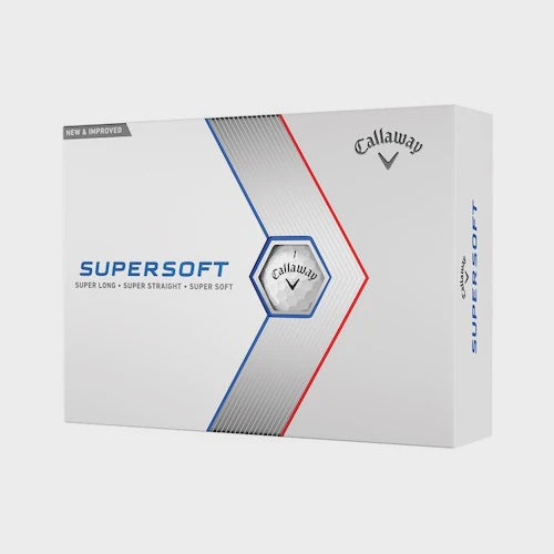 Callaway Supersoft 23 White Golf Balls (Sleeve