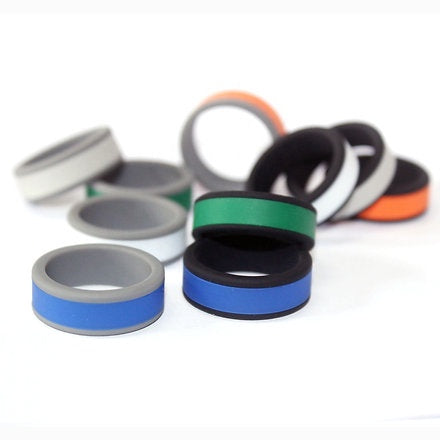 SiliFit Mens Two-Tone Silicone Ring