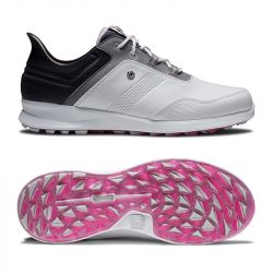 Footjoy Stratos Ladies Golf Shoes - 90123 - White/Black/Pink