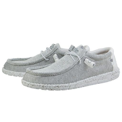 HEY DUDE-Wally Sox Stone White Men's Shoes