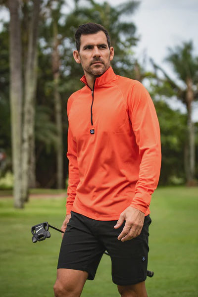 CA/Golf Jersey-Lumo Orange